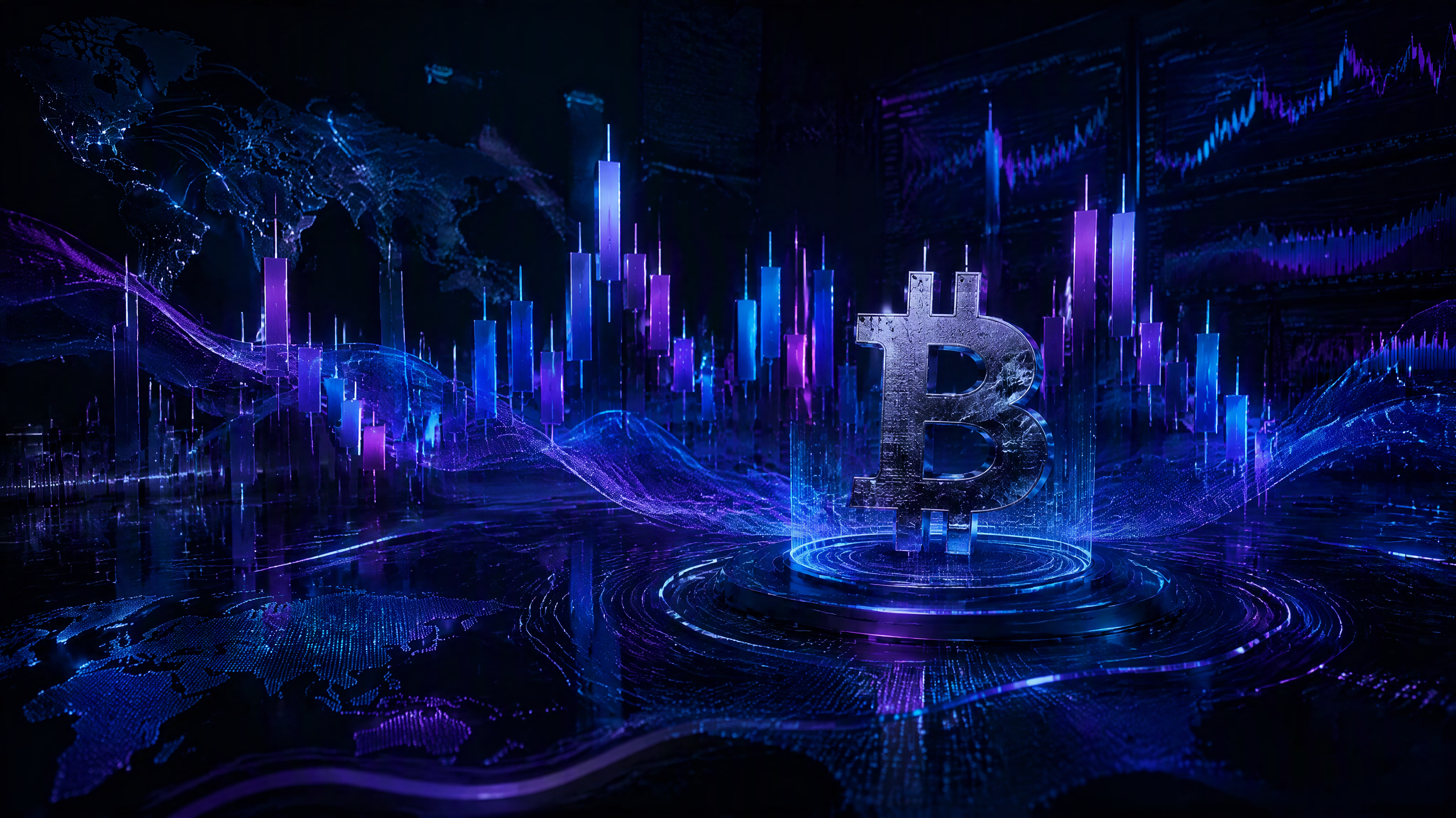 Cryptocurrency market structure and liquidity visualization
